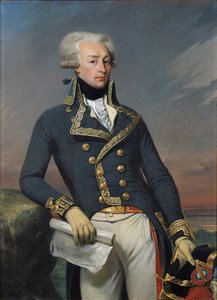 Portret van Gilbert Motier (1757-1834) de markies de La Fayette als luitenant-generaal, 1791